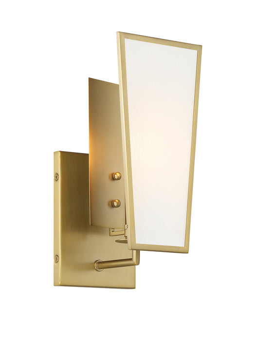 Minka-Lavery 2671-695 Ricochet One Light Wall Sconce, Soft Brass Main Image.jpg