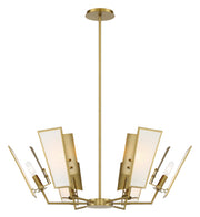 Minka-Lavery 2676-695 Ricochet Six Light Chandelier, Soft Brass Main Image.jpg