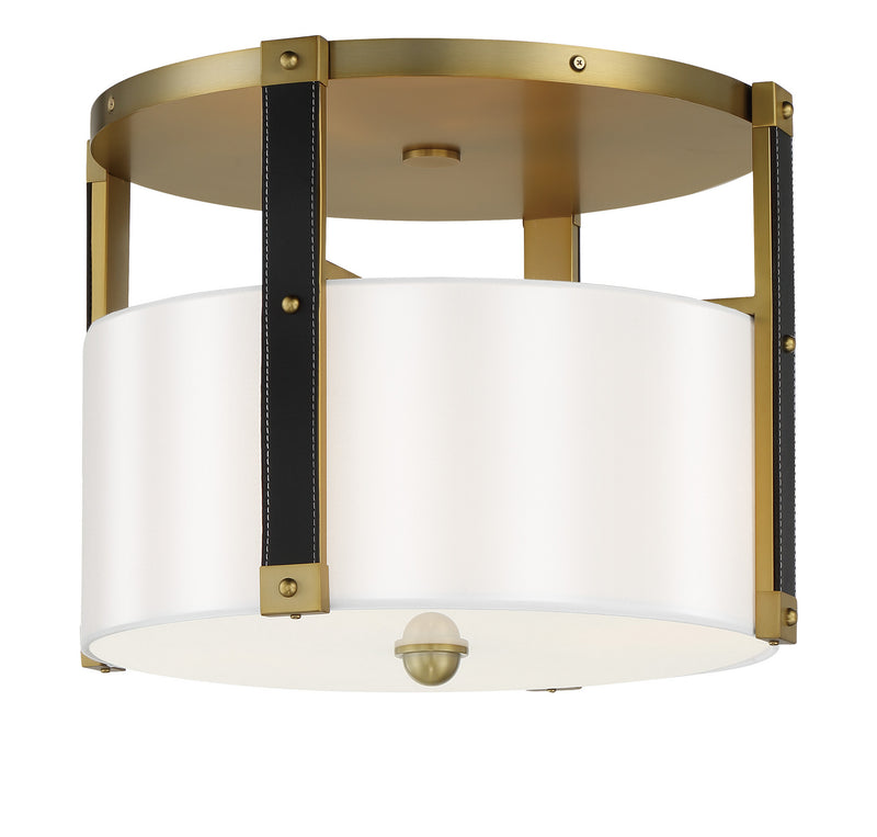 Minka-Lavery 2784-695 Chelsea Four Light Semi Flush Mount, Soft Brass Main Image.jpg