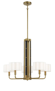 Minka-Lavery 2785-695 Chelsea Five Light Chandelier, Soft Brass Main Image.jpg