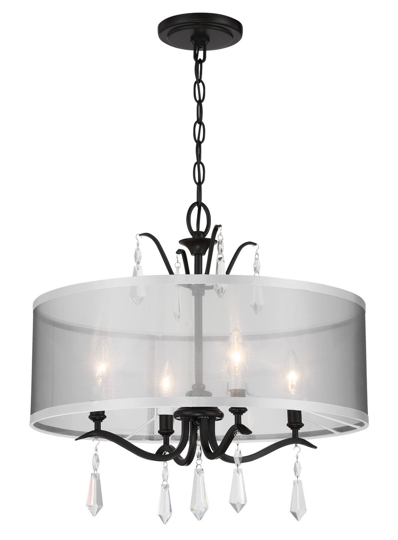 Minka-Lavery 4443-66A Laurel Estate Four Light Foyer/Semi Flush, Coal Main Image.jpg