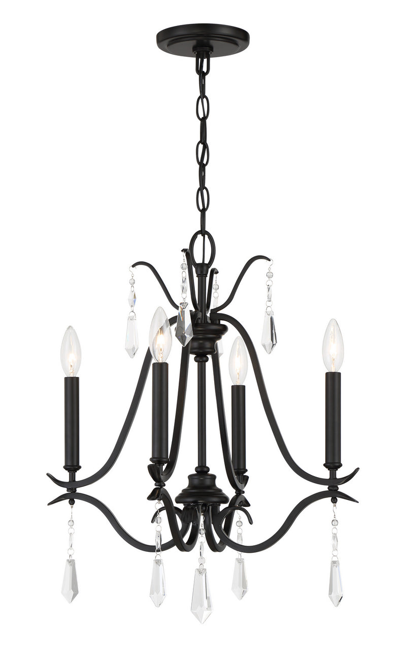 Minka-Lavery 4444-66A Laurel Estate Four Light Chandelier, Coal Main Image.jpg