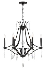 Minka-Lavery 4446-66A Laurel Estate Six Light Chandelier, Coal Main Image.jpg