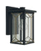 Minka-Lavery 72801-727 Hillside Manor One Light Outdoor Wall Mount, Sand Coal And Mystic Gold Main Image.jpg