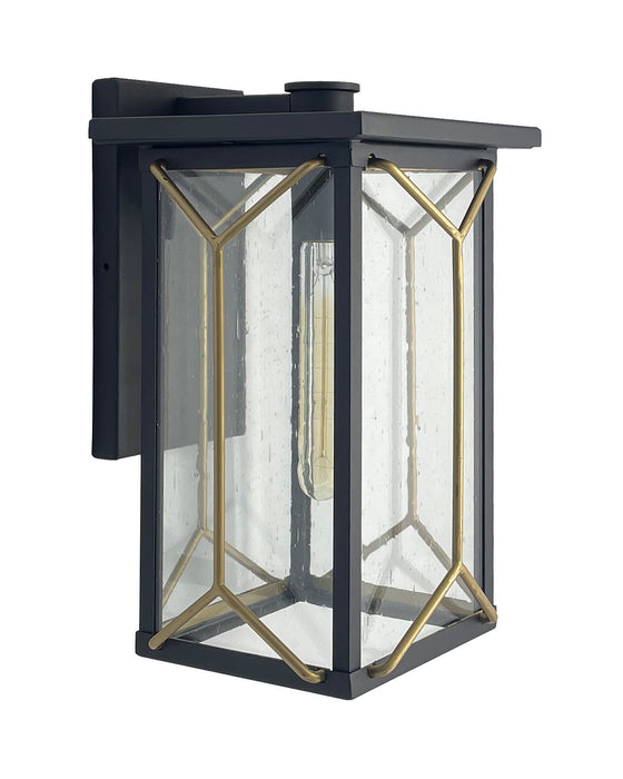 Minka-Lavery 72803-727 Hillside Manor One Light Outdoor Wall Mount, Sand Coal And Mystic Gold Main Image.jpg