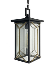 Minka-Lavery 72804-727 Hillside Manor One Light Chain Hung, Sand Coal And Mystic Gold Main Image.jpg