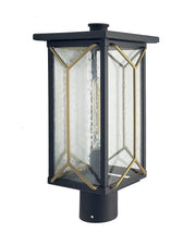 Minka-Lavery 72806-727 Hillside Manor One Light Outdoor Post Mount, Sand Coal And Mystic Gold Main Image.jpg