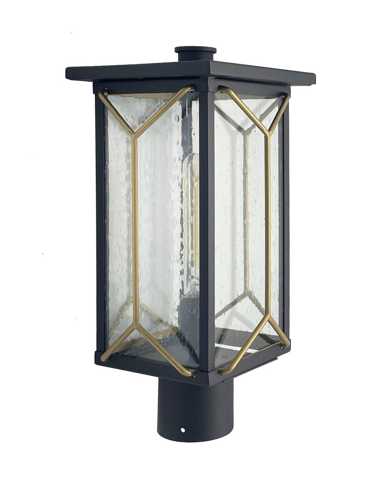 Minka-Lavery 72806-727 Hillside Manor One Light Outdoor Post Mount, Sand Coal And Mystic Gold Main Image.jpg