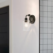 Kichler 45664BK One Light Wall Sconce, Black (4)