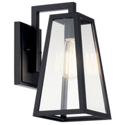 Kichler 49330BK One Light Outdoor Wall Mount, Black