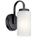 Kichler 55085BK Kennewick One Light Wall Sconce, Black Main Image.jpg