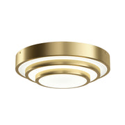 Kichler 84320CG LED Flush Mount, Champagne Gold