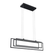 Kichler 84322MBK LED Linear Chandelier, Matte Black