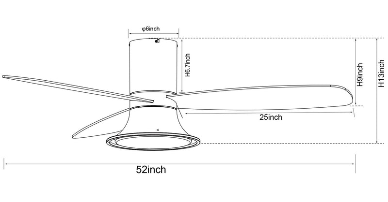 Lucci Air 21066101 Flusso 52" Ceiling Fan, White Alternate Image 3.jpg