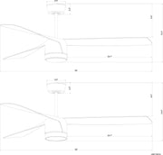 Lucci Air 21328001 Peregrine 56" Ceiling Fan, White Alternate Image 7.jpg