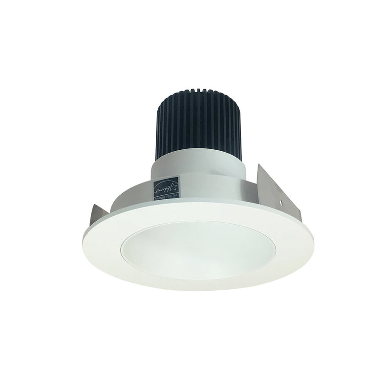 Nora Lighting NIO-4RNDC27XMPW/10 4" Rnd Deep Cone Regressed, Matte Powder White / Matte Powder White Main Image.jpg