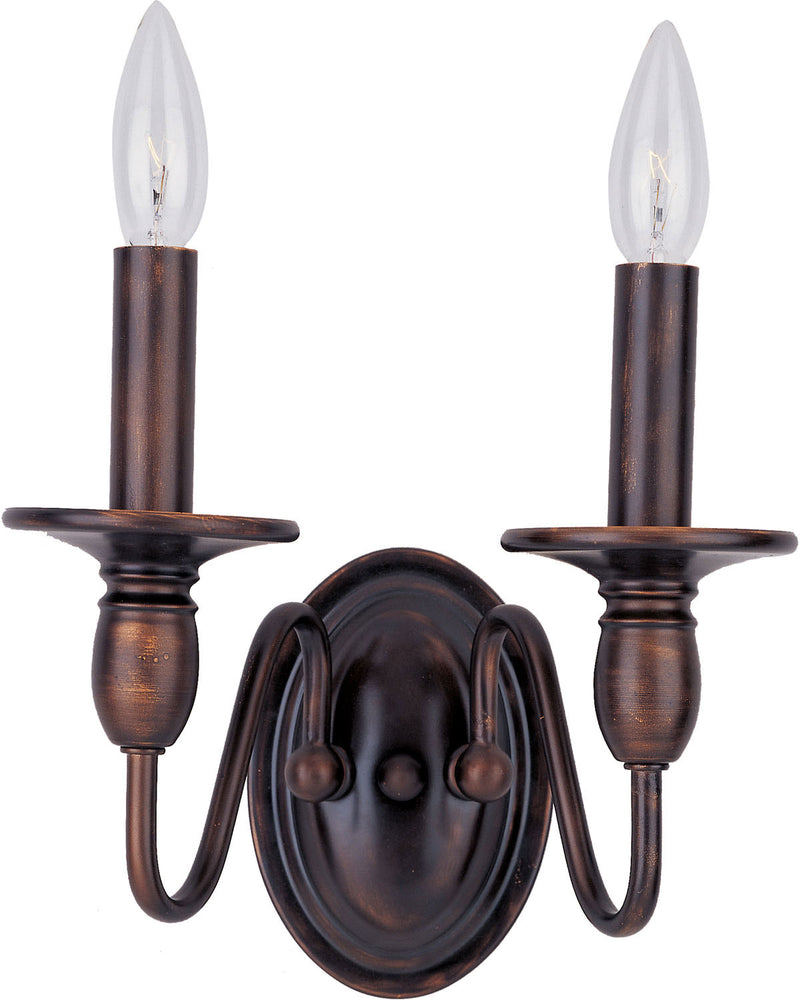 Maxim 11032OI Towne Two Light Wall Sconce, Oil Rubbed Bronze Main Image.jpg