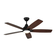 Generation Lighting 5LWDR52MBKD Lowden 52"Ceiling Fan, Midnight Black Main Image.jpg