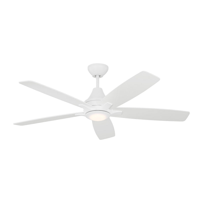 Generation Lighting 5LWDR52RZWD Lowden 52"Ceiling Fan, Matte White Main Image.jpg