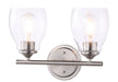 Minka-Lavery 2432-84 Winsley Two Light Wall Lamp, Brushed Nickel Main Image.jpg