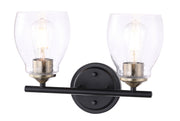 Minka-Lavery 2432-878 Winsley Two Light Wall Sconce, Coal And Stained Brass Main Image.jpg