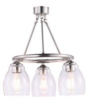 Minka-Lavery 2437-84 Winsley Three Light Chandelier, Brushed Nickel Main Image.jpg