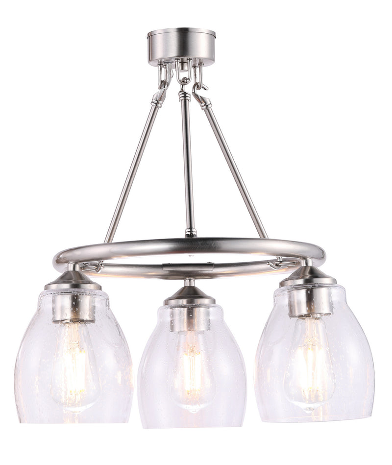 Minka-Lavery 2437-84 Winsley Three Light Chandelier, Brushed Nickel Main Image.jpg