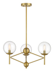 Minka-Lavery 2796-695 Auresa Three Light Pendant, Soft Brass Main Image.jpg