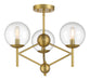 Minka-Lavery 2799-695 Auresa Three Light Semi Flush Mount, Soft Brass Main Image.jpg