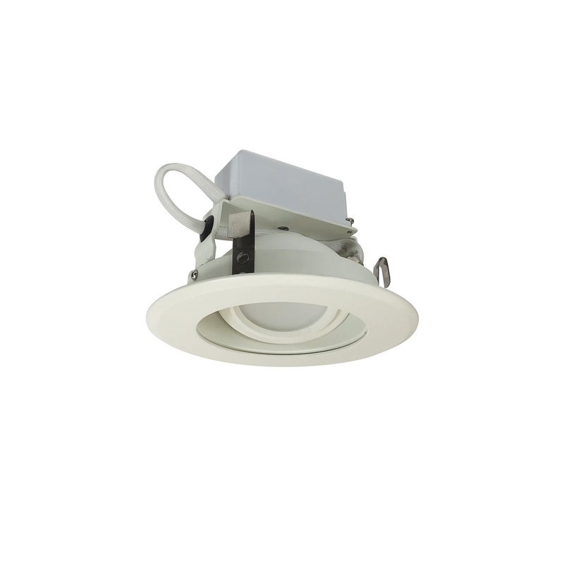 Nora Lighting NLCBC-46930XMPW Cobalt 4" Adjustable, Matte Powder White Main Image.jpg