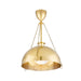 Hudson Valley 1218-AGB Levette One Light Pendant, Aged Brass Main Image.jpg