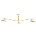 Hudson Valley KBS1752803-AGB/SWH Split Three Light Semi Flush Mount, Aged Brass/Soft White Main Image.jpg