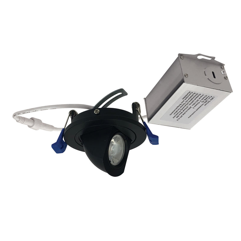 Nora Lighting NM2-2R2705030BB LED Mini Downlight, Black Main Image.jpg