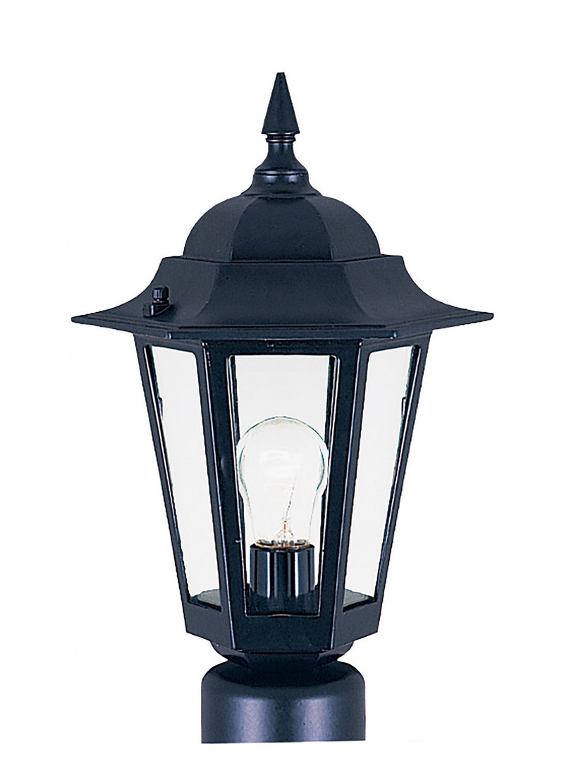 Maxim 3001CLBK Builder Cast One Light Outdoor Pole/Post Lantern, Black Alternate Image.jpg