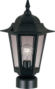 Maxim 3001CLBK Builder Cast One Light Outdoor Pole/Post Lantern, Black Main Image.jpg