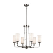 Kichler 52451CLP Six Light Chandelier, Classic Pewter