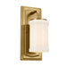 Kichler 52454NBR One Light Wall Sconce, Natural Brass