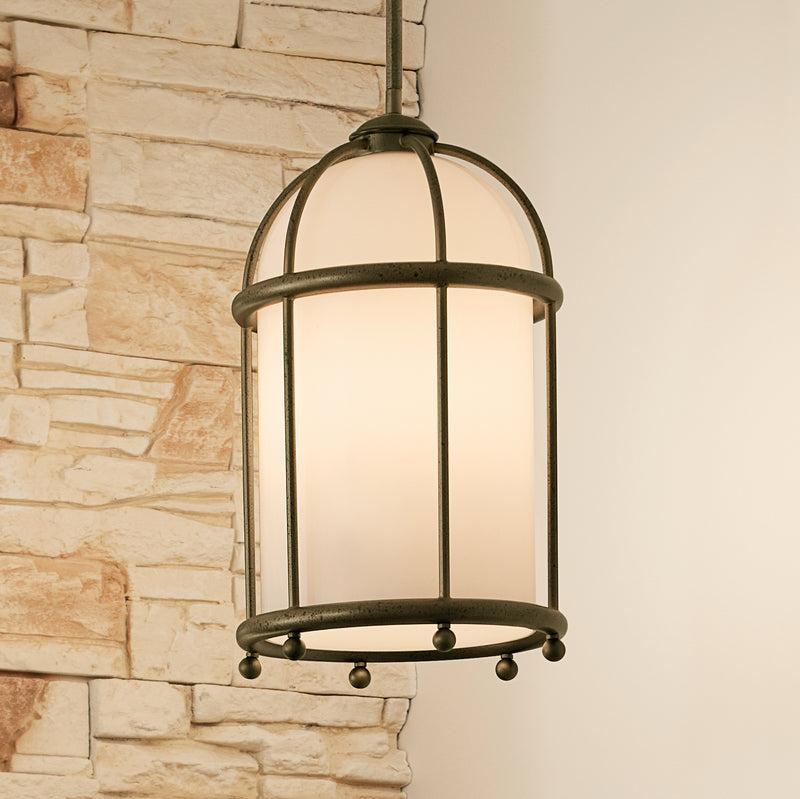 Kichler 52464CHZ One Light Pendant, Character Bronze