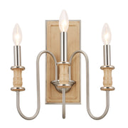 Kichler 52473NI Three Light Wall Sconce, Brushed Nickel