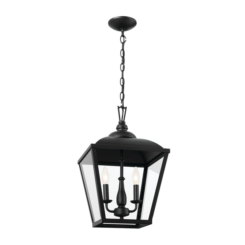 Kichler 52474BKT Two Light Pendant, Textured Black