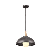 Kichler 52476AVI One Light Pendant, Anvil Iron