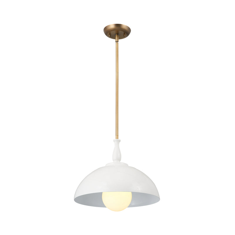 Kichler 52476WH One Light Pendant, White
