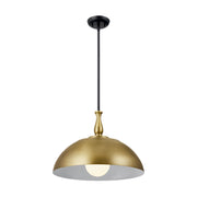 Kichler 52477NBR One Light Pendant, Natural Brass