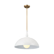 Kichler 52477WH One Light Pendant, White
