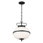 Kichler 52478BKT Two Light Pendant, Textured Black