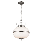 Kichler 52478CLP Two Light Pendant, Classic Pewter
