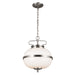 Kichler 52478CLP Opal Two Light Pendant, Classic Pewter Main Image.jpg