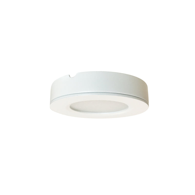 Nora Lighting NMP-LED27W Josh LED Puck Light, White Main Image.jpg
