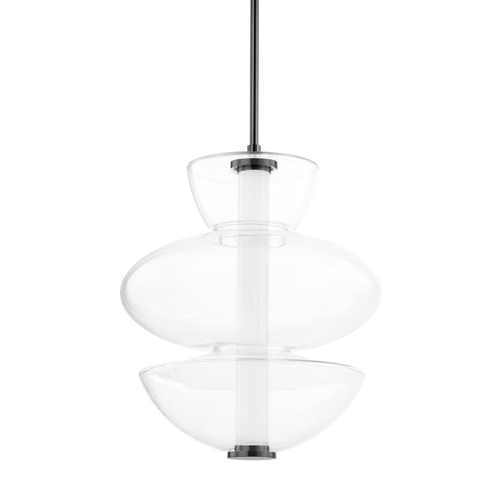 Hudson Valley 5319-BLNK Palermo LED Pendant, Black Nickel Main Image.jpg