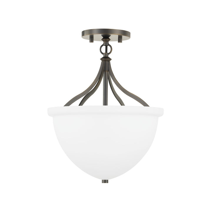 Hudson Valley 2811-DB Browne One Light Semi Flush, Distressed Bronze Main Image.jpg